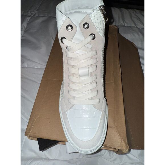 NIB Zadig & Voltaire High Flash Keith Leather Sneaker in White size 38 - Picture 5 of 11